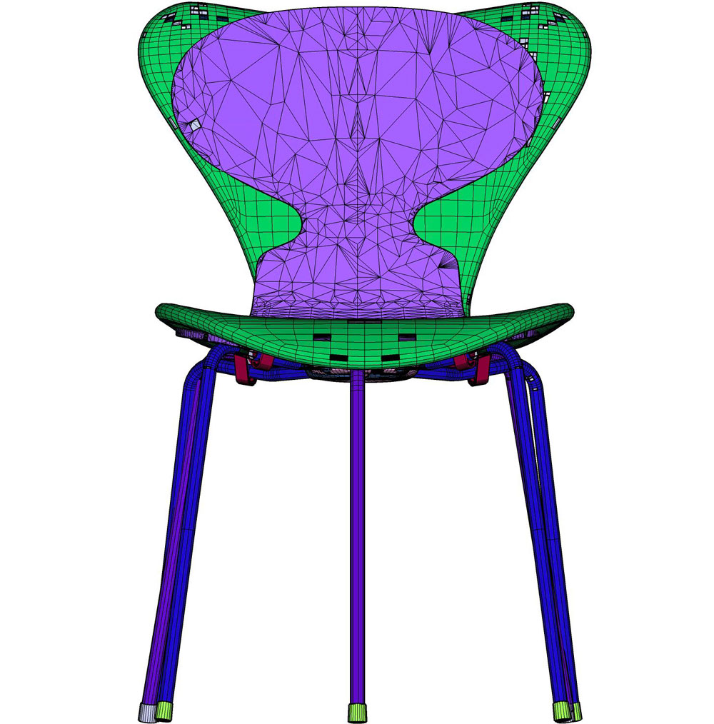 Caroline Tapernoux - Chaise Sev'Ant - Supperposition